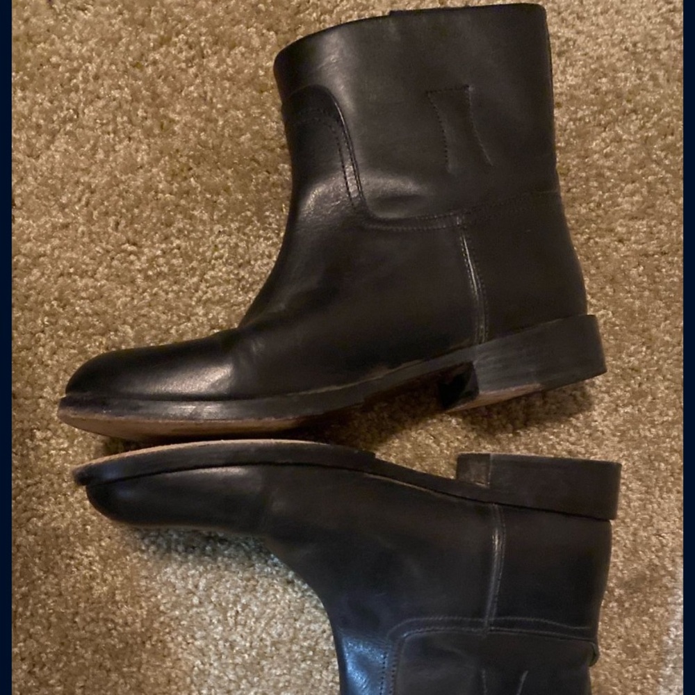 Rag & Bone Black Leather Ankle Boots - Picture 3 of 6